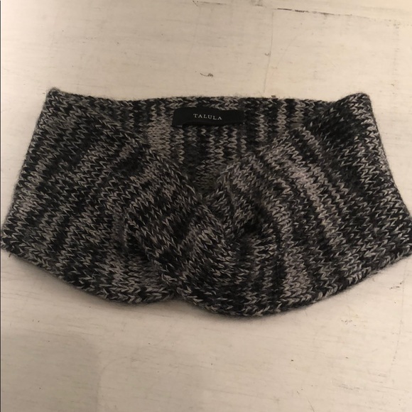 Knit black/grey headband - Picture 2 of 2